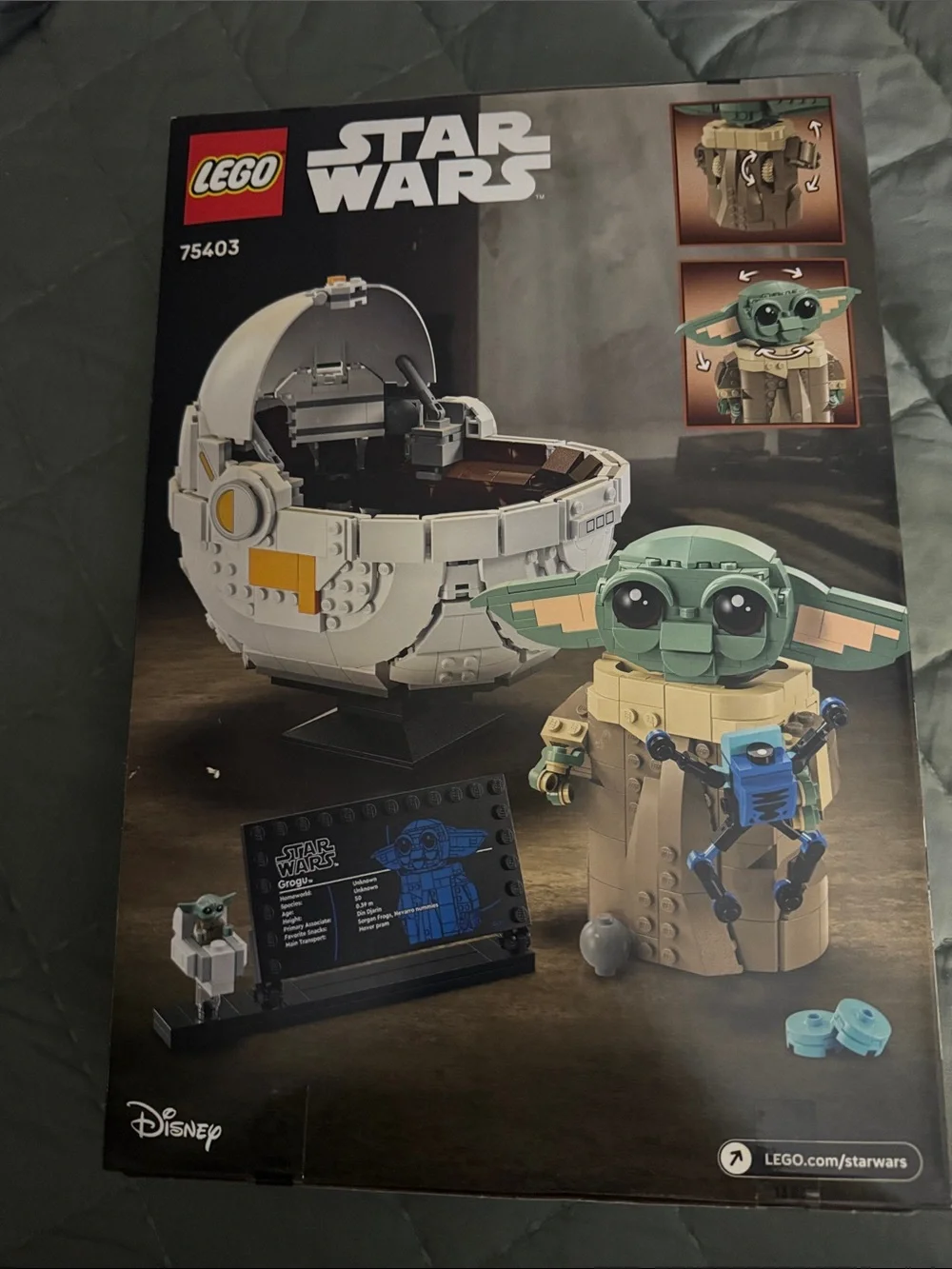 LEGO Star Wars The Child in Hover Pram Building Set - White & Green